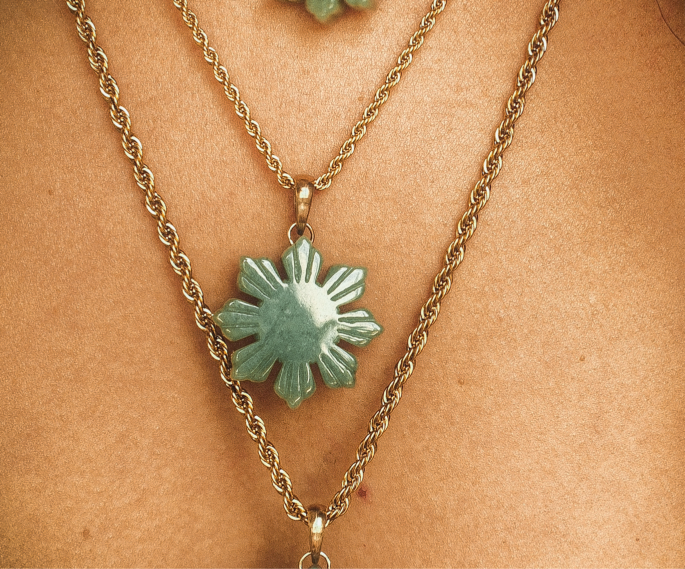 (4th Generation) Double Sided Jade Filipino Sun
