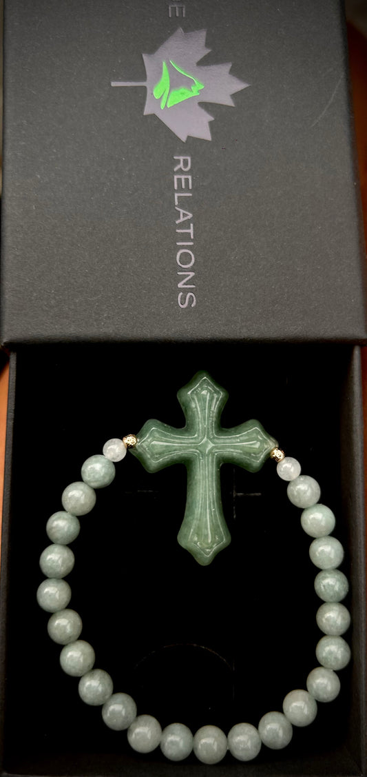 Philippians 4:13 Cross Bracelet